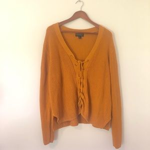 { forever 21 + } • tie up sweater